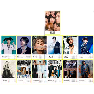 Calendario de grupo de ídolos de Kpop coreano 2026, álbum creativo de escritorio, calendario de Año Nuevo, preventa disponible, bienvenido a su pedido - Product Image 5