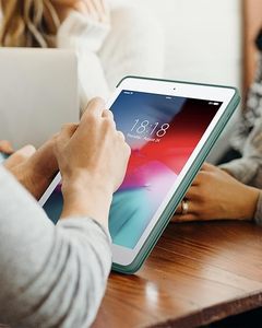 Funda para <span class=keywords><strong>iPad</strong></span> <span class=keywords><strong>Air</strong></span> 2 de 9,7 pulgadas (<span class=keywords><strong>2014</strong></span> lanzada), funda inteligente ultradelgada y ligera con soporte triple y funda trasera de TPU suave y flexible - Product Image 6