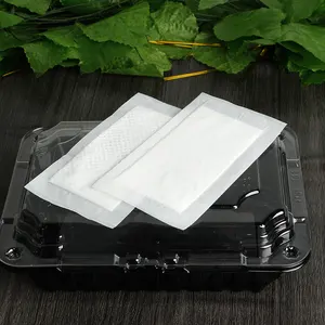 Disposable Food Pack Moisture Absorb Fish Poultry Soaker High Quality Absorption Meat Absorbent Pad For Packaging Tray