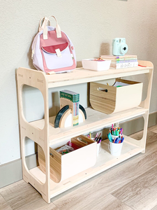 Étagère de rangement et de présentation pour jouets en bois - Product Image 2