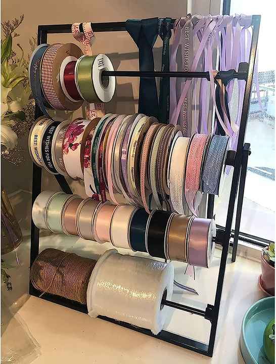 Metal Retail Stores Display Stand - Ribbon Rack for Gifts