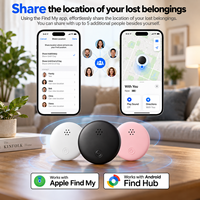 Traceur intelligent anti-perte pour sac d'étudiant, localisateur d'objets Bluetooth, étanche IP67, logo personnalisé OEM, vente en gros, compatible iOS et Android