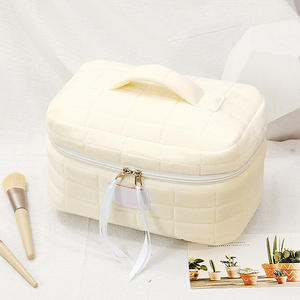 Bolsa <span class=keywords><strong>de</strong></span> Almacenamiento Portátil con Cremallera <span class=keywords><strong>para</strong></span> Cosméticos, <span class=keywords><strong>de</strong></span> Poliéster, con Logotipo Personalizado, al por Mayor - Product Image 3