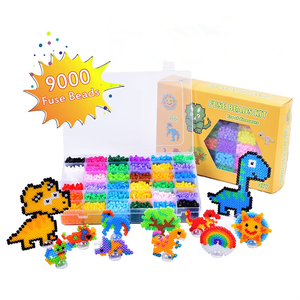 Ensemble de jouets éducatifs faits à la main bricolage artisanat fusible Perler perles Kit fabricant direct <span class=keywords><strong>en</strong></span> gros 9000 pièces <span class=keywords><strong>dinosaure</strong></span> perles à <span class=keywords><strong>repasser</strong></span> - Product Image 2