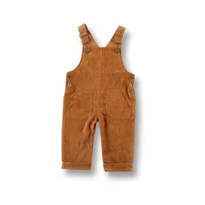 OEM ODM-ropa de verano para niños y niñas, mono, ropa de pana 100% de algodón