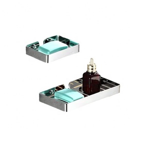 Nhà Máy Giá treo tường xà phòng chủ thép không gỉ tắm Caddy giỏ phụ kiện phòng tắm - Product Image 2