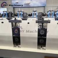 Machine de formage à rouleaux entièrement automatique à grande vitesse pour planches d'échafaudage en acier galvanisé, ligne de production de découpe hydraulique PLC