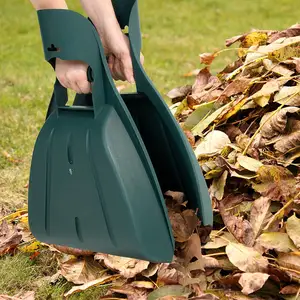 Isunpro vendita calda piccola foglia rastrello a mano leggero giardino foglia scoop Yard attrezzi manuali da giardino