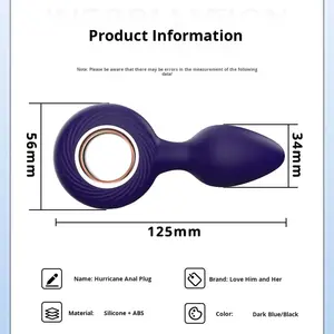 Vibrator Anal <span class=keywords><strong>Plug</strong></span> Elektrik untuk Pria dan Wanita, Mainan Seks Dewasa, Masturbator Ruang Belakang - Product Image 3