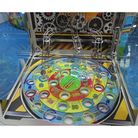 Machine de jeu d'arcade commerciale à monnayeur, à chute de balles et à récompenses, sur le thème de l'aventure mondiale, pour centre de jeux
