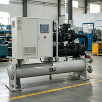 Refroidisseur à vis refroidi par eau de 120 CV pour le refroidissement des processus industriels, avec des performances stables et un fonctionnement efficace