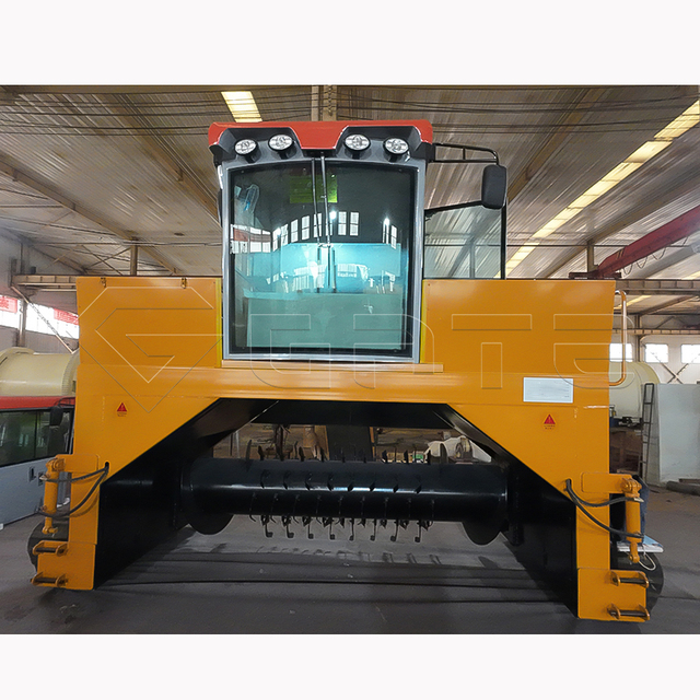 CE Certified LA Brand Eco-Friendly 1000-1200m3/h Tractor Mounted Windrow Compost Turner Machine 380V/220V Voltage 3-30m Working