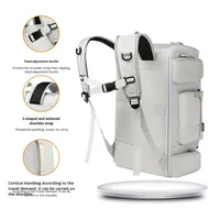 Sac à dos de voyage pour homme et femme, décontracté, en polyester respirant, grande capacité, sport, fitness, ski, alpinisme, sec et humide
