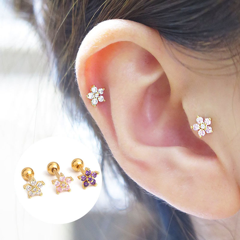 Korean 18K Gold Plated Luxury Earrings