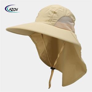 Chapeau de pêcheur pare-soleil extérieur Jungle alpinisme chapeau de pêche protection du cou grand bord chapeau à séchage rapide - Product Image 6