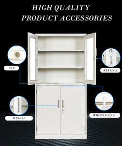 Offre spéciale Mobilier d'hôpital Armoires de rangement à 4 <span class=keywords><strong>portes</strong></span> Armoires de rangement en métal <span class=keywords><strong>Armoire</strong></span> de <span class=keywords><strong>pharmacie</strong></span> de laboratoire - Product Image 6