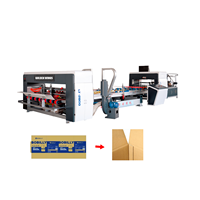 Machine à plier et à coller automatique à grande vitesse pour la fabrication de boîtes en carton