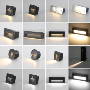 Neo cầu thang bước ánh sáng nhúng tường ánh sáng cơ thể cảm ứng đèn trang trí nhà hành lang góc đèn - Product Image 5