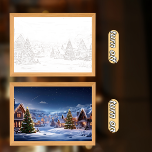 3D Lamp Painting Night Light Gift for Home Living Room Bedside Decorations Christmas Indoor Application - Product Image 4