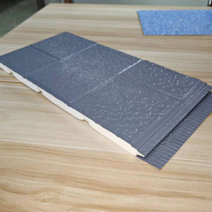 Panel de Pared Decorativo de Metal y Madera con Aislamiento <span class=keywords><strong>para</strong></span> Exterior Decoración Pu Eps Xps <span class=keywords><strong>Paneles</strong></span> Sándwich <span class=keywords><strong>para</strong></span> Casa Precio de Fábrica - Product Image 3