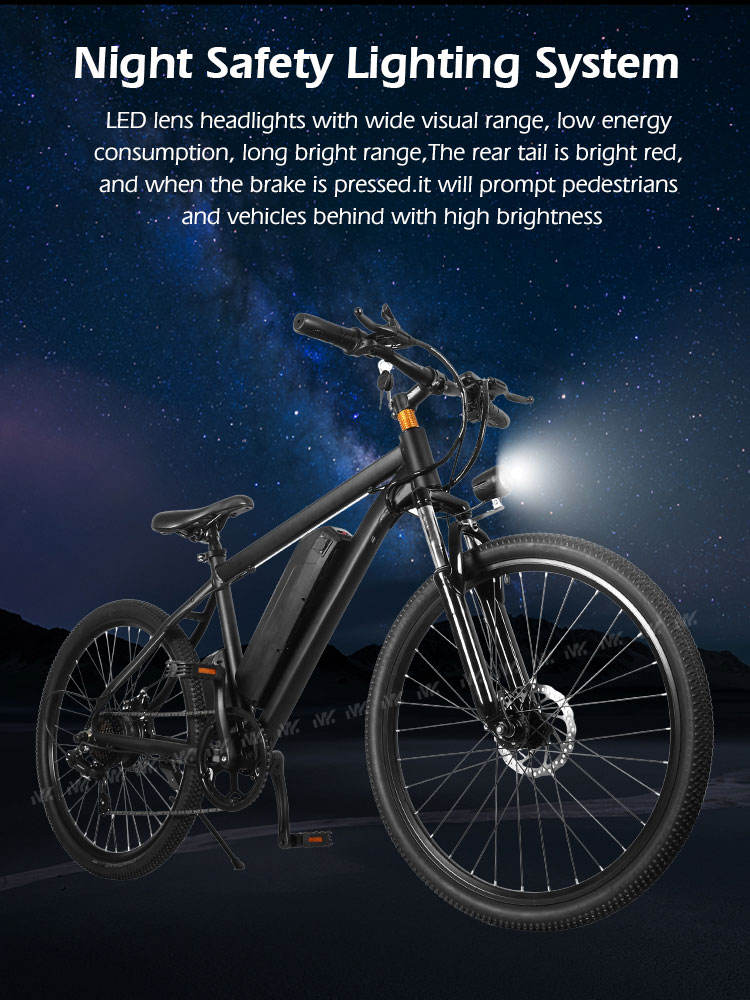 Hybrid Bikes Merax Aluminum Electric Mtb MK010 26 Inch E-Bike