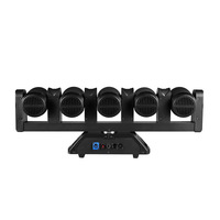 Éclairage de scène 5*80W RGBW 4 en 1, effet de barre oscillante pour DJ, discothèque, fête, concert, événement