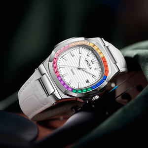 Reloj de Cuarzo de Lujo para Hombre ONOLA 3852CH, Correa de Cuero Vacuno y Aleación, Diseño Moderno, Resistente al Agua, Esfera con Manecillas de Cristal, Clásico - Product Image 6