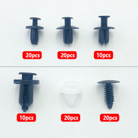 Kit de remplacement de vis d'expansion pour voiture, 100 pièces, vis de fixation pour voiture, rivets à pression pour pare-chocs, avec 1 outil de démontage de fixation