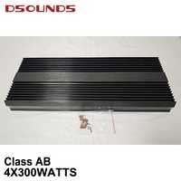 Amplificateur de voiture MA-300.4 haute puissance 300W*4 canaux à 4 ohms classe AB, nouvelle version améliorée, amplificateur de voiture avec audio large bande