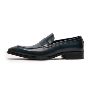 Chaussures de <span class=keywords><strong>costume</strong></span> en cuir de vache véritable pour hommes, faites à la main de haute qualité, chaussures de mariage formelles italiennes d'été pour hommes, chaussures habillées oxford - Product Image 6