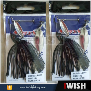 Fornitura di <span class=keywords><strong>Esche</strong></span> per Pesca al Bass con Lame Personalizzate, Gonne in Silicone e Stampi per Spinner Bait per Vendita all'Ingrosso - Product Image 5