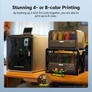 Caja Secadora de Filamento Anycubic Ace Pro, Capacidad para 4 Bobinas, Metal Negro, para Accesorios de Impresora 3D - Product Image 5