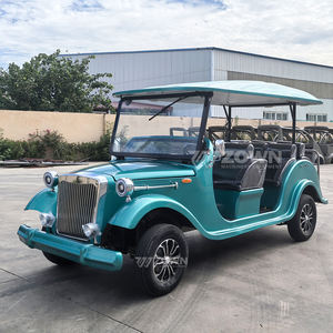 Coche clásico eléctrico de turismo vintage de alta configuración, lujoso coche clásico con techo de 4 ruedas a la venta - Product Image 1