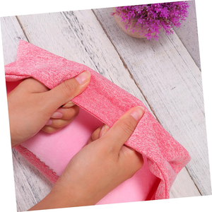 Masaje <span class=keywords><strong>Cervical</strong></span> para ojos, coche para dormir, tela segura para la piel, <span class=keywords><strong>almohadilla</strong></span> <span class=keywords><strong>de</strong></span> felpa rosa, almohada <span class=keywords><strong>de</strong></span> siesta para el cuello <span class=keywords><strong>de</strong></span> <span class=keywords><strong>viaje</strong></span> acogedora ponderada - Product Image 3