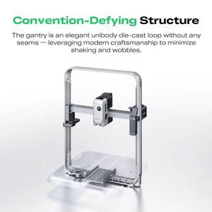 เครื่องพิมพ์สามมิติ Creality Ender-3 V4 Combo FDM ระบบปรับระดับอัตโนมัติ โครงสร้าง Unibody Die-Cast Gantry สำหรับการพิมพ์ในบ้านและสตูดิโอ - Product Image 4