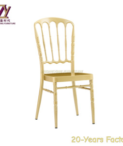 Marco de silla dorada de lujo para alquiler de fiestas y eventos de boda de clase alta para hoteles y banquetes - Product Image 3