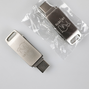 Promoción GemFully March Expo 2026, Memorias USB Metálicas Giratorias con Logotipo Personalizado, 1G 4GB 8GB 16GB 32GB 64GB - Product Image 6