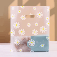 100 pièces jusqu'à commande 20x30cm sac en plastique PE trou perforé sacs à gousset latéraux semi-transparent givré Surface Doggy sacs pour l'épicerie