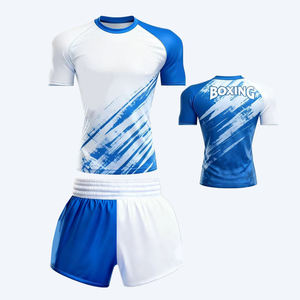 Mma MMA Survêtement deux-pièces Garde Brésilienne Mixte Jitsu Grappling Uniformes Shorts Rashguard Mens Boxe Training Suit - Product Image 1