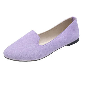 Zapatos planos de otoño para mujer, nuevos zapatos de trabajo de color caramelo, zapatos grandes para mujeres embarazadas - Product Image 6