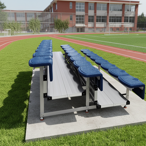 อัฒจันทร์กีฬาแ<span class=keywords><strong>บ</strong></span><span class=keywords><strong>บ</strong></span>เคลื่อนย้ายได้ทำจากอะลูมิเนียม<span class=keywords><strong>พร</strong></span>้อมที่นั่งพลาสติกทรงแบนรูปตัว L รุ่น NLP-PBL - Product Image 3
