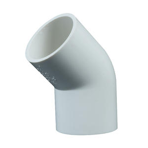 Raccords coudés <span class=keywords><strong>PVC</strong></span> 45° à connexion femelle, tête hexagonale, résistants à la corrosion et à haute <span class=keywords><strong>pression</strong></span> pour conduites d'eau - Product Image 4