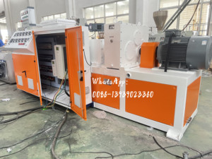 Wpc ประตูเครื่องเทคโนโลยีล่าสุด WPC พลาสติกประตูเครื่องทำ - Product Image 3