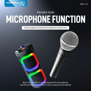 Konfulin tendencias innadoras V5.1ลำโพง2024พร้อมลำโพงไร้สายสเตอริโอ20W พร้อมกล่องเสียงคาราโอเกะ - Product Image 4