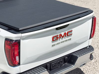 Cubierta de lona enrollable retráctil de cuero suave e impermeable con bloqueo manual para camionetas Ford F150 y GMC Sierra 1500 4x4