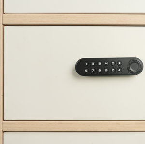Serrure de meuble intelligente Qidots F035 sans clé avec clavier à boutons en alliage de zinc, multifonction <span class=keywords><strong>pour</strong></span> hôtels et chambres - Product Image 1
