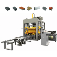 Machine à fabriquer des blocs de béton entièrement automatique QT4-15 Xinkeda avec pompe PLC, machine à briques en ciment hydraulique, prix d'usine