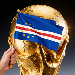 Banderas de Mano de <span class=keywords><strong>Cabo</strong></span> <span class=keywords><strong>Verde</strong></span> al por Mayor 2026, Bandera de Mano de Nueve Países de África, Decoración para el Día Nacional, Poliéster - Product Image 4