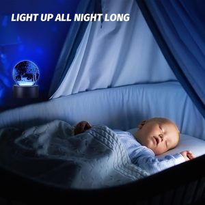 Base de Lámpara Nocturna Acrílica Transparente Riakrum con Base para Bombilla E12, Efecto LED 3D, Control Remoto y Cable USB para Decoración del Hogar - Product Image 4