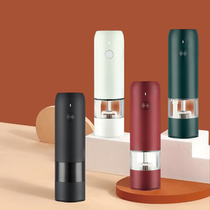 Rechargeable Operated Spice Salt and <b>Pepper</b> Set <b>Pepper</b> Mill with LED Light - Product Image 1